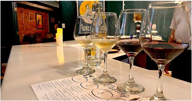 Red and White Wine Types at Vino Noir Wine & Tapas
